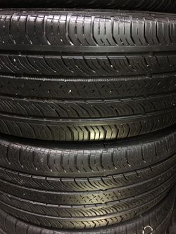 18” 225/55R18 4 used tires continental