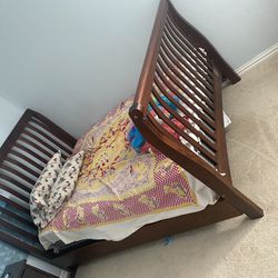 Full Bed Frame With Dresser And Mattress