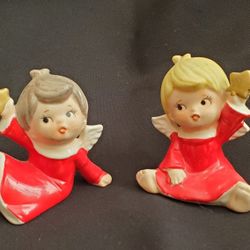 Vintage Christmas Ceramic Angeles