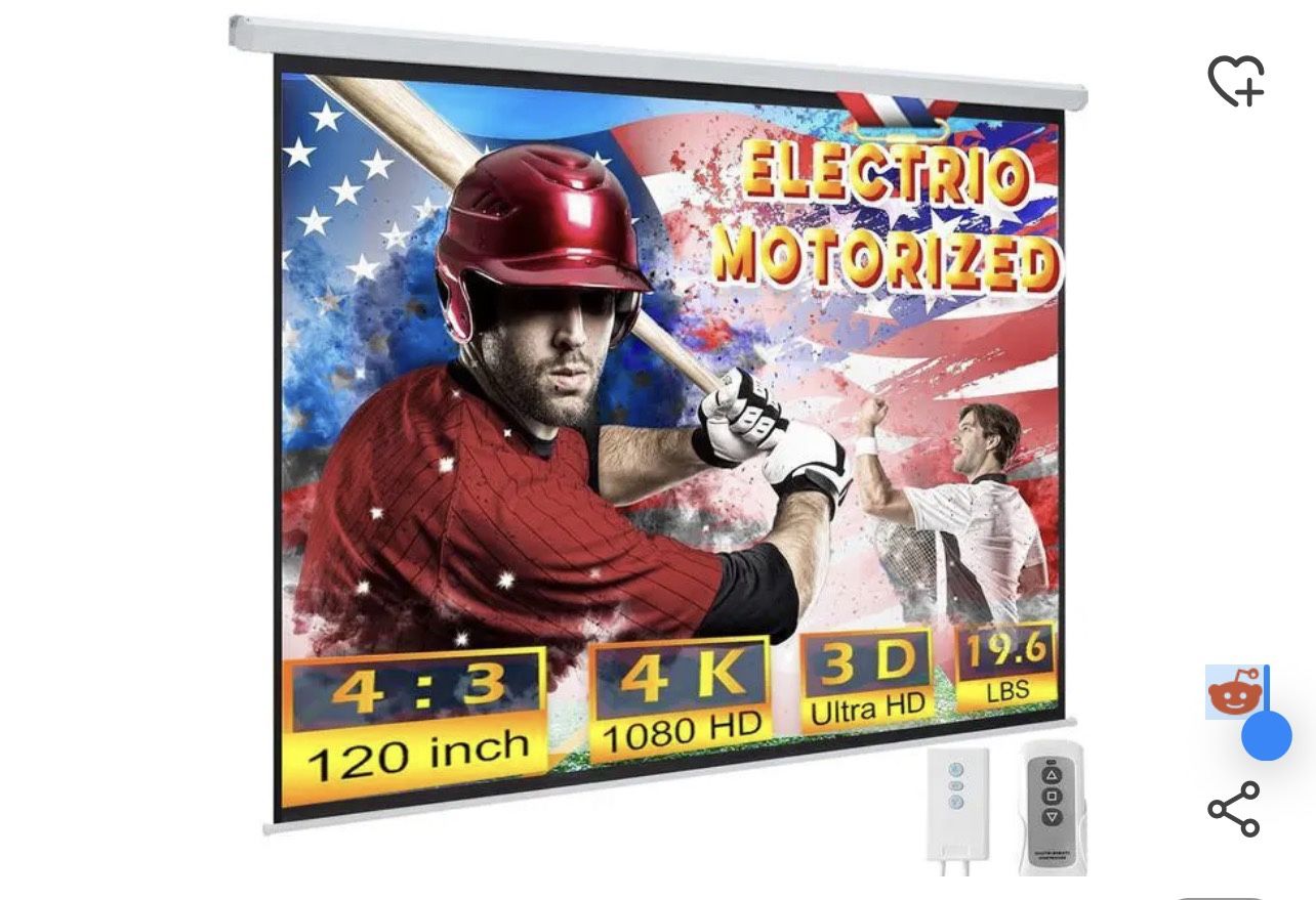 YODOLLA 120 inch Motorized Projector