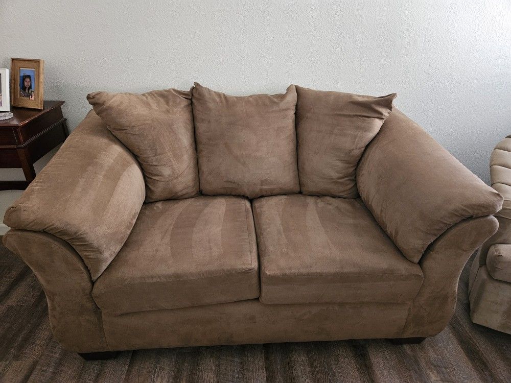 Small Comfy Brown Couch Like New