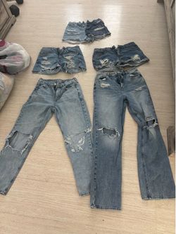 Jeans and shorts size 6 women