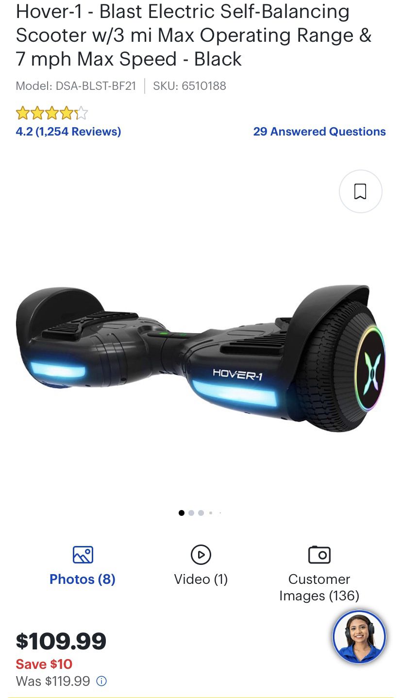 Hoverboard With Accessory