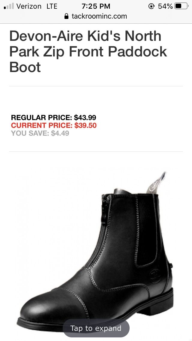 Child’s Devon Aire Paddock Boots