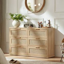 ❤️‍🔥 Farmhouse Style Dresser with Metal Handles