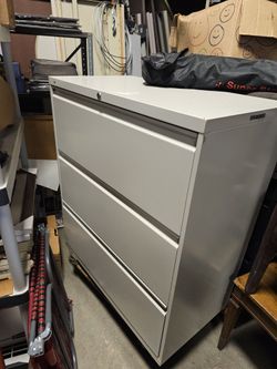 Office Lateral file cabinet three drawer