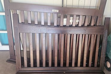 Brown Baby Crib