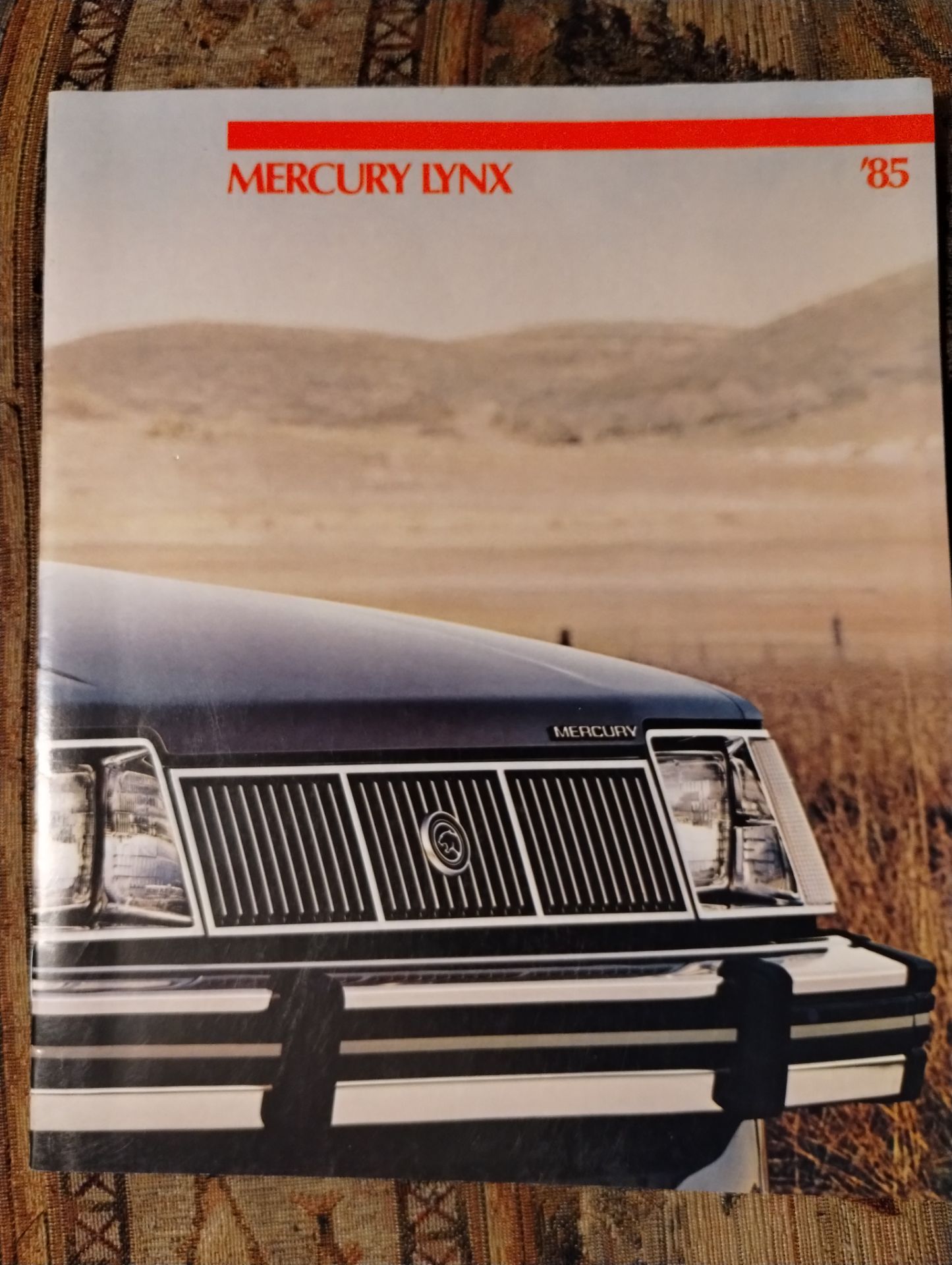 Vintage 1985 Mercury Lynx dealership sales brochure