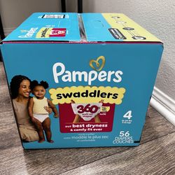 Pampers Swaddlers Diapers Size 4