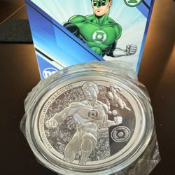 3 Ounce 999 Fine Silver Coin DC COMICS GREEN LANTERN 