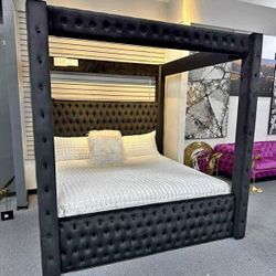 $1199 Brand New King Bed Frame With Mattress (Read Description Below)