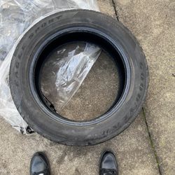 Gently Used Tires That Came Off Of A 2024 Dodge Horney.  225/r-18/55