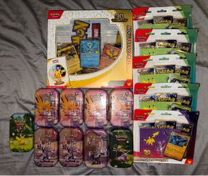 Pokemon 30th Celebration Sealed - Mini Tins, Tech Stickers, Poster Collection