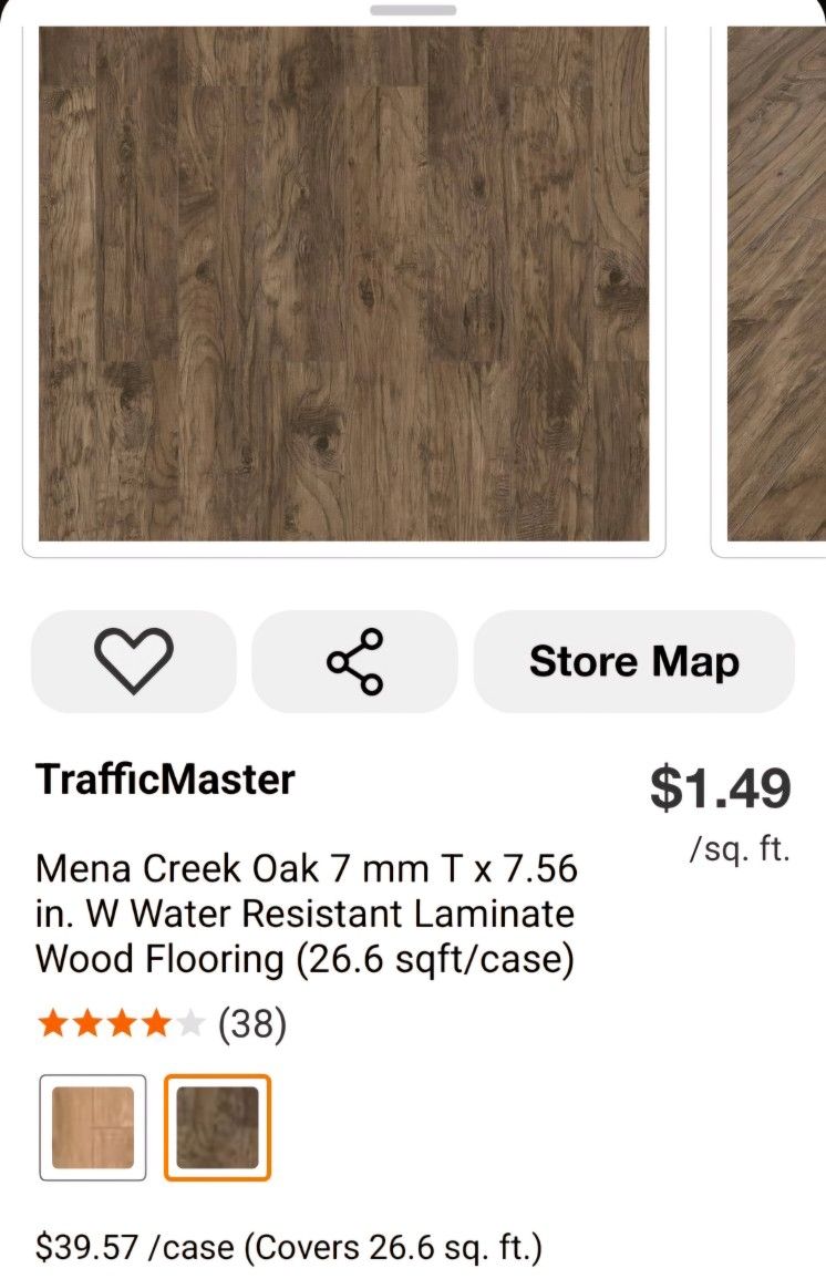 Trafficmaster Mena Creek Oak Wood Flooring