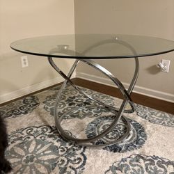Glass Table For Sale No Cracks Very Sturdy 