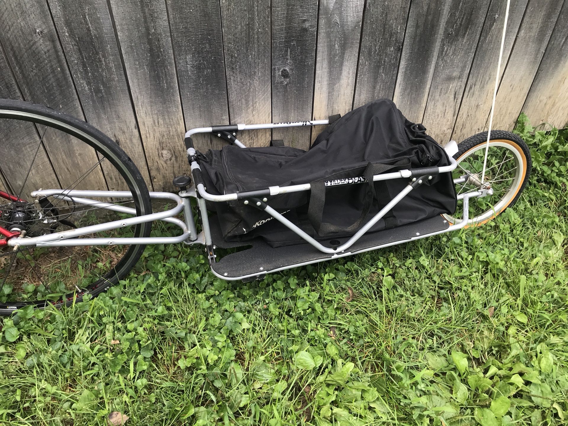 Kool Stop Wilderbeast single wheel cargo bike trailer