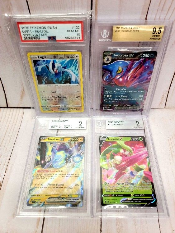 Beckett & PSA Graded Pokémon Cards Lugia