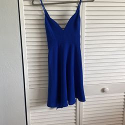 XS royal Blue Dress