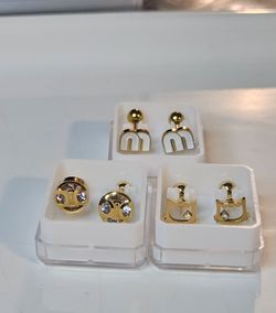 Earrings Stainless Steel 18k Gold Plated