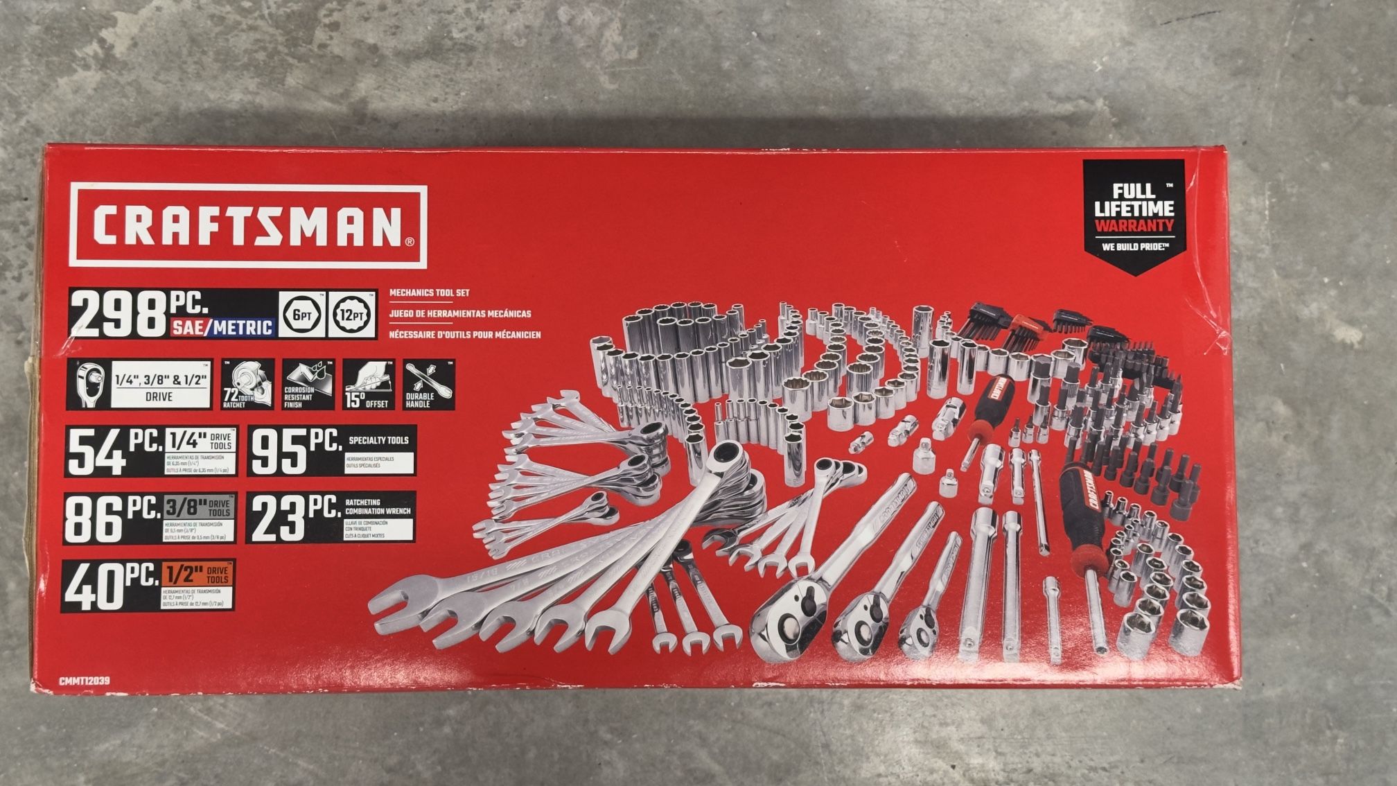 Master Mechanics Tool Set (298 pc