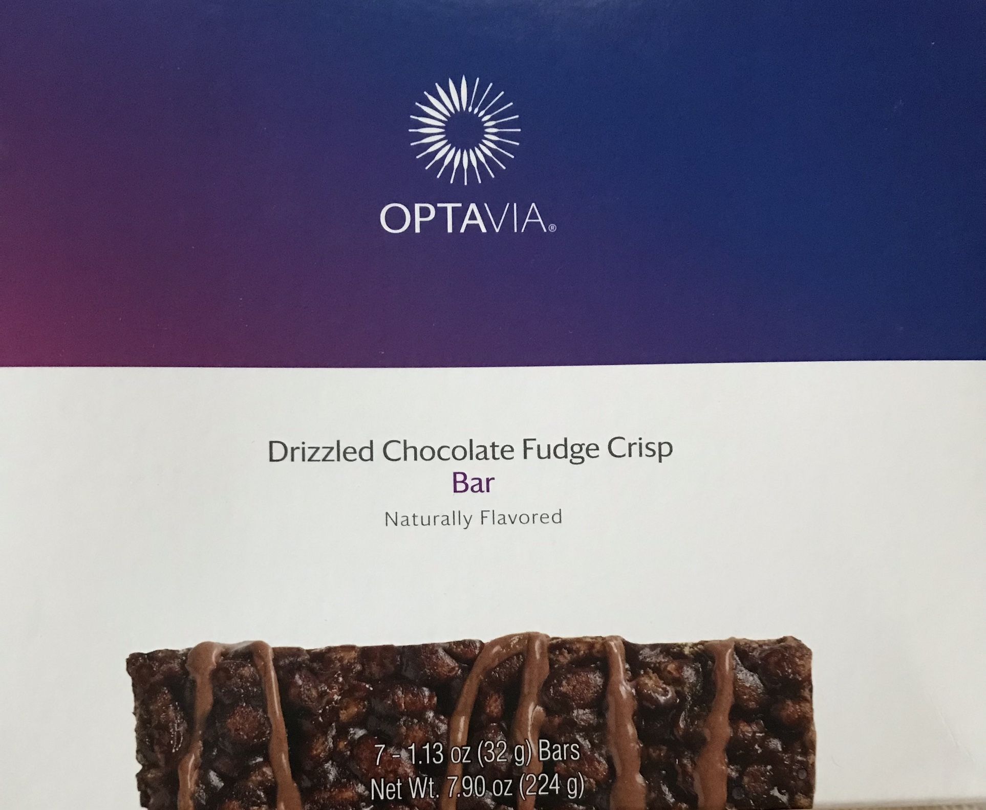 Optavia Drizzled Chocolate Fudge Crisp Bar