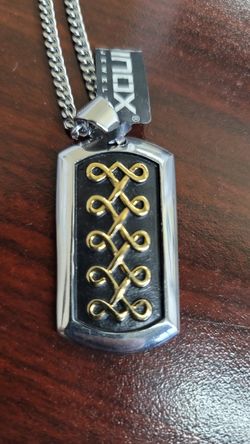 Stainless steel chain and charm