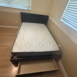 Full  Size Bed Frames With Mattress Set All New Furniture Free Delivery Free Installed 