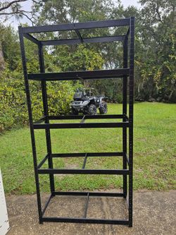Light metal rack