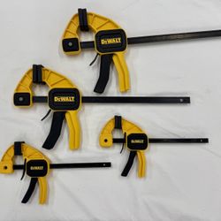 DeWalt Medium and Large Trigger Clamp Set (4 Piece)