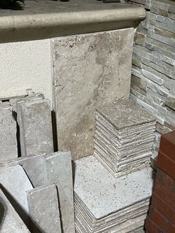Natural Travertine Stone Tiles Lot 45 ft.²
