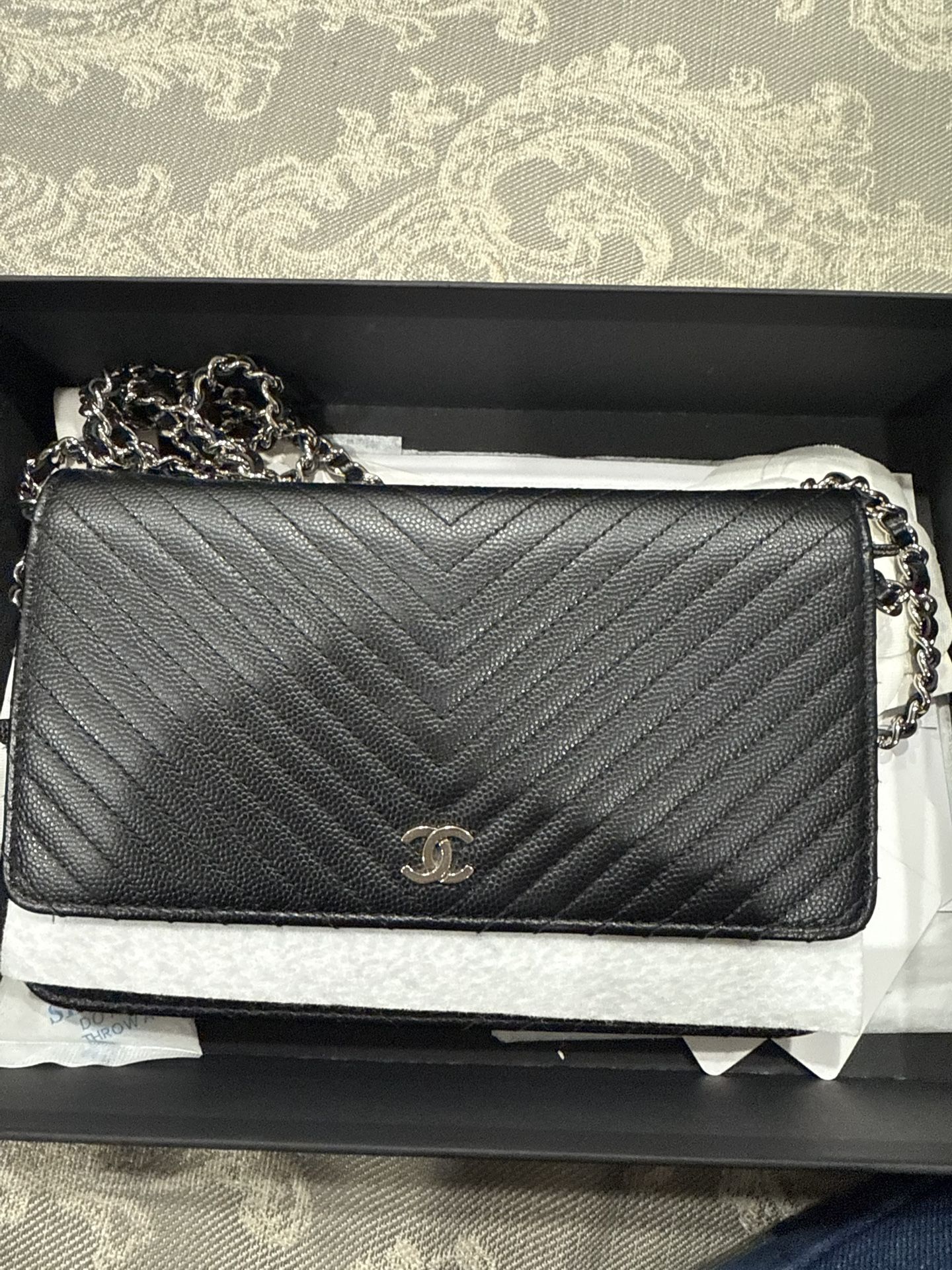 Chanel WOC Caviar