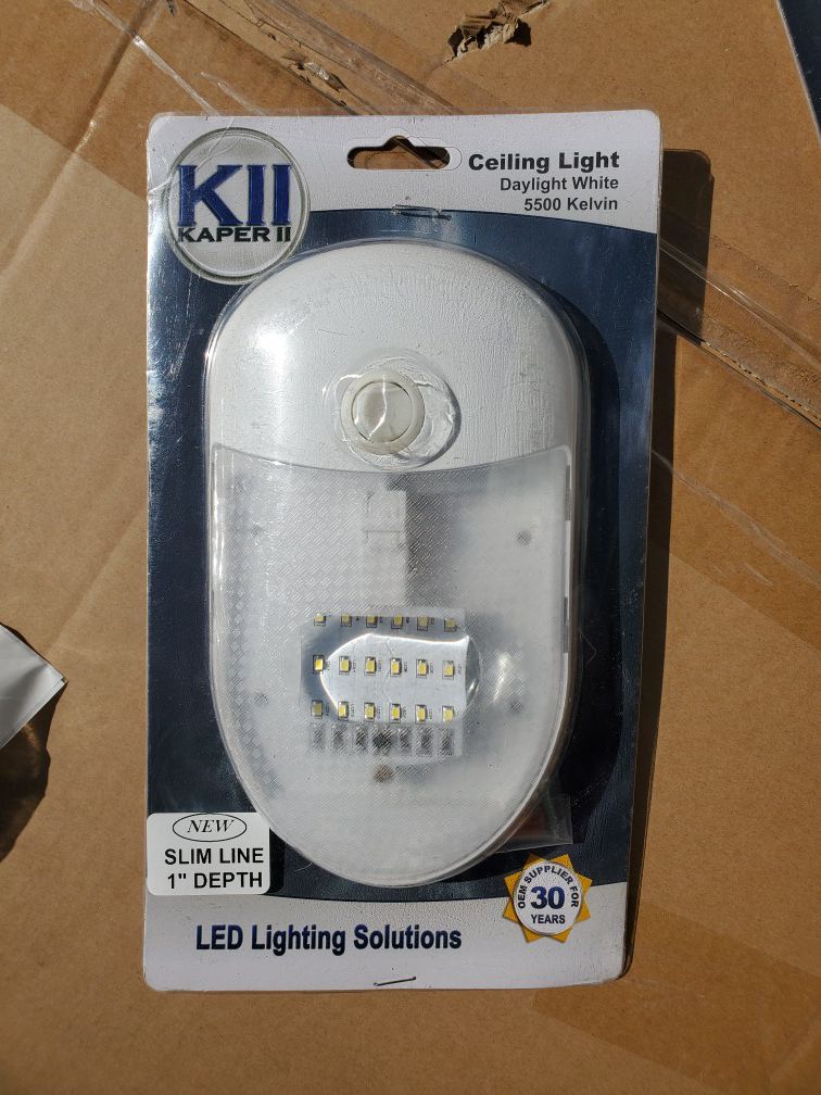 2 Kll Kaper II LED Daylight White 5500 Kelvin. Condition is New in unopenedboxes. RV LED light Both for $20