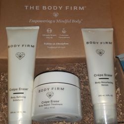 The Body Firm Crepe Erase Skin Care 3-Piece Lot