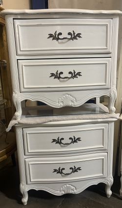 Vintage French Provincial Nightstands Set