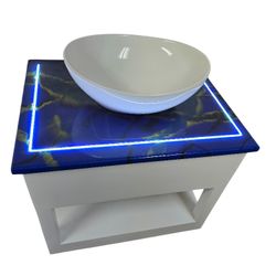 Any size real wood custom built bathroom vanities with expoy top
Read Details Below