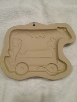 Brown Bag Cookie Mold--Toy Cow