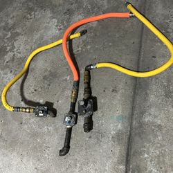3/4 Commercial Gas Hose With Regulator