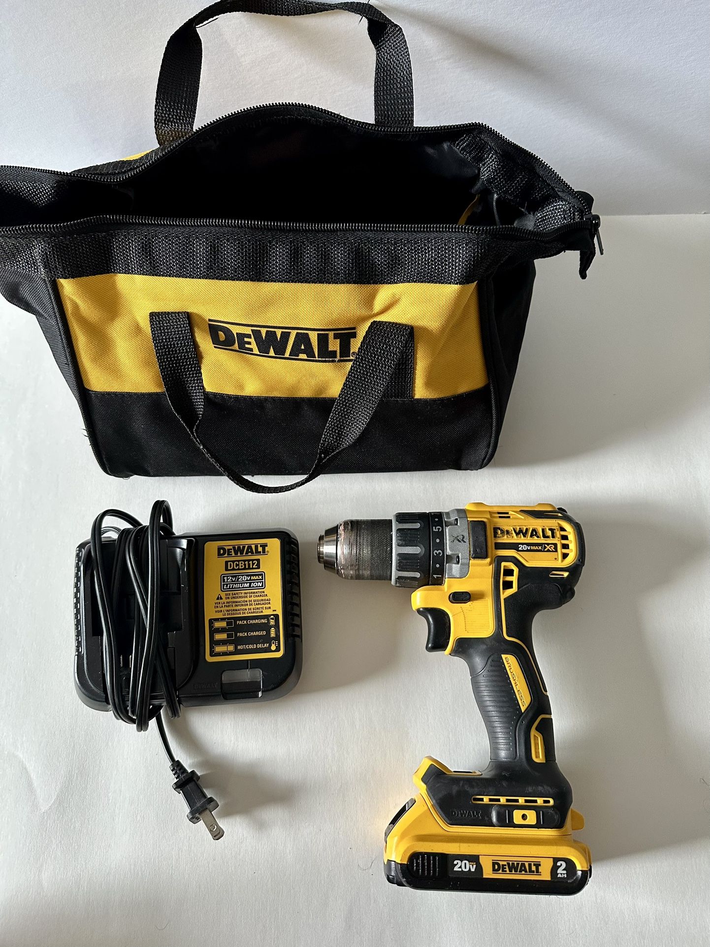 DeWalt DCD791 XR 20V MAX Drill/Driver w/ Battery & Charger (Brushless)