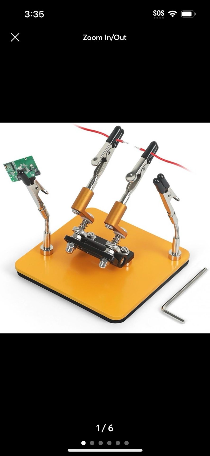 Magnetic Helping Hands Soldering Station