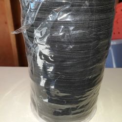 Elastic Rolls 1/4 Knitted Black 144 Yards