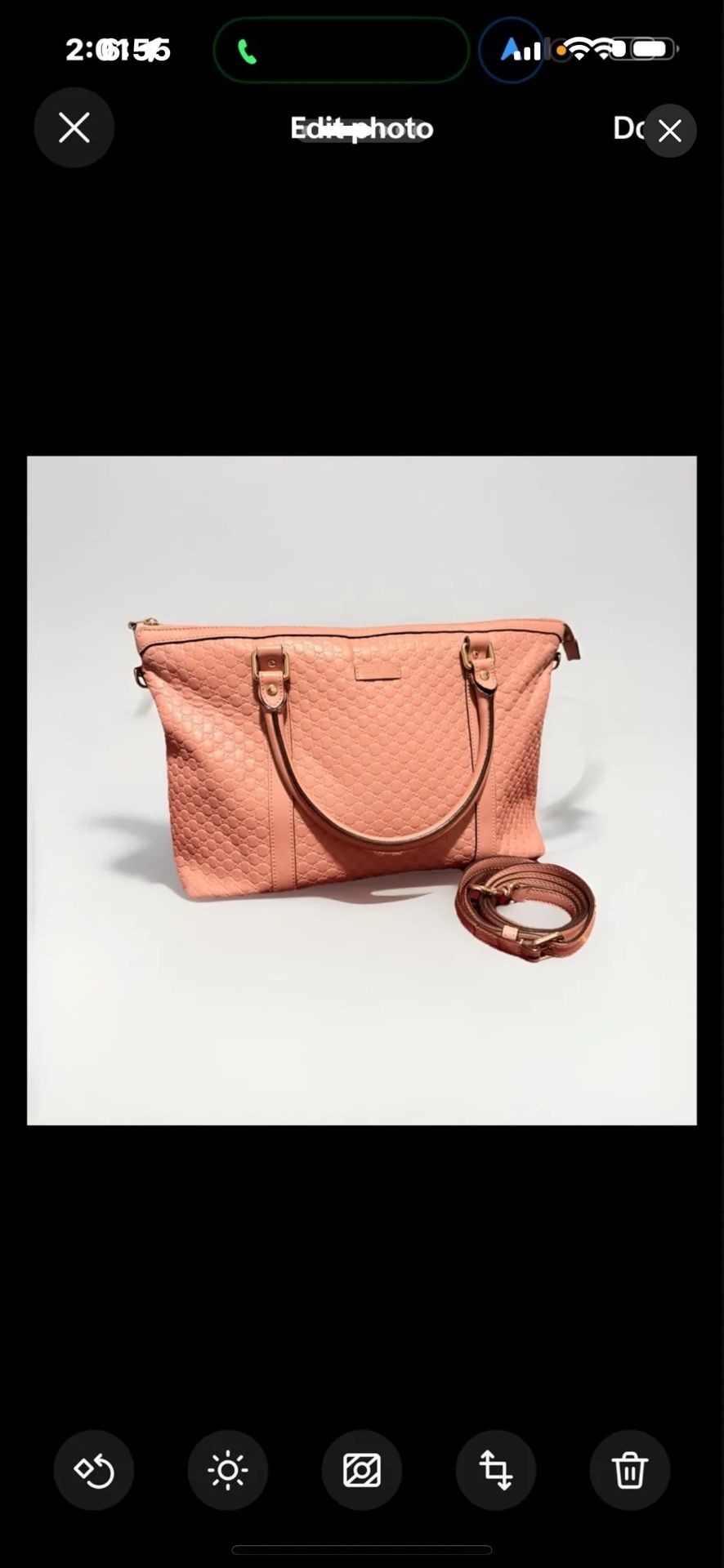 GucciBritt Convertible Dome Satchel Microguccissima Leather Medium