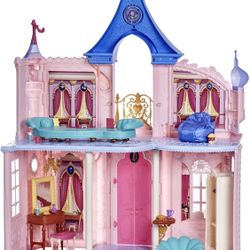 Disney Princess Fashion Doll Castle, 3.5 Feet Tall With 16 Accessories And 6 Pieces Of Furniture