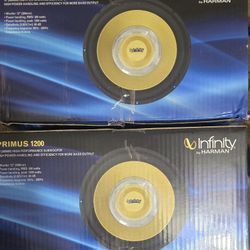 12" Infinity  SUBS 