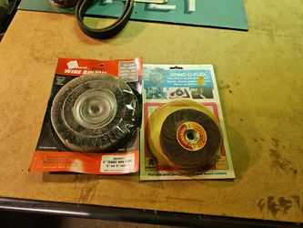 Wire Brush And Sanding Wheel 