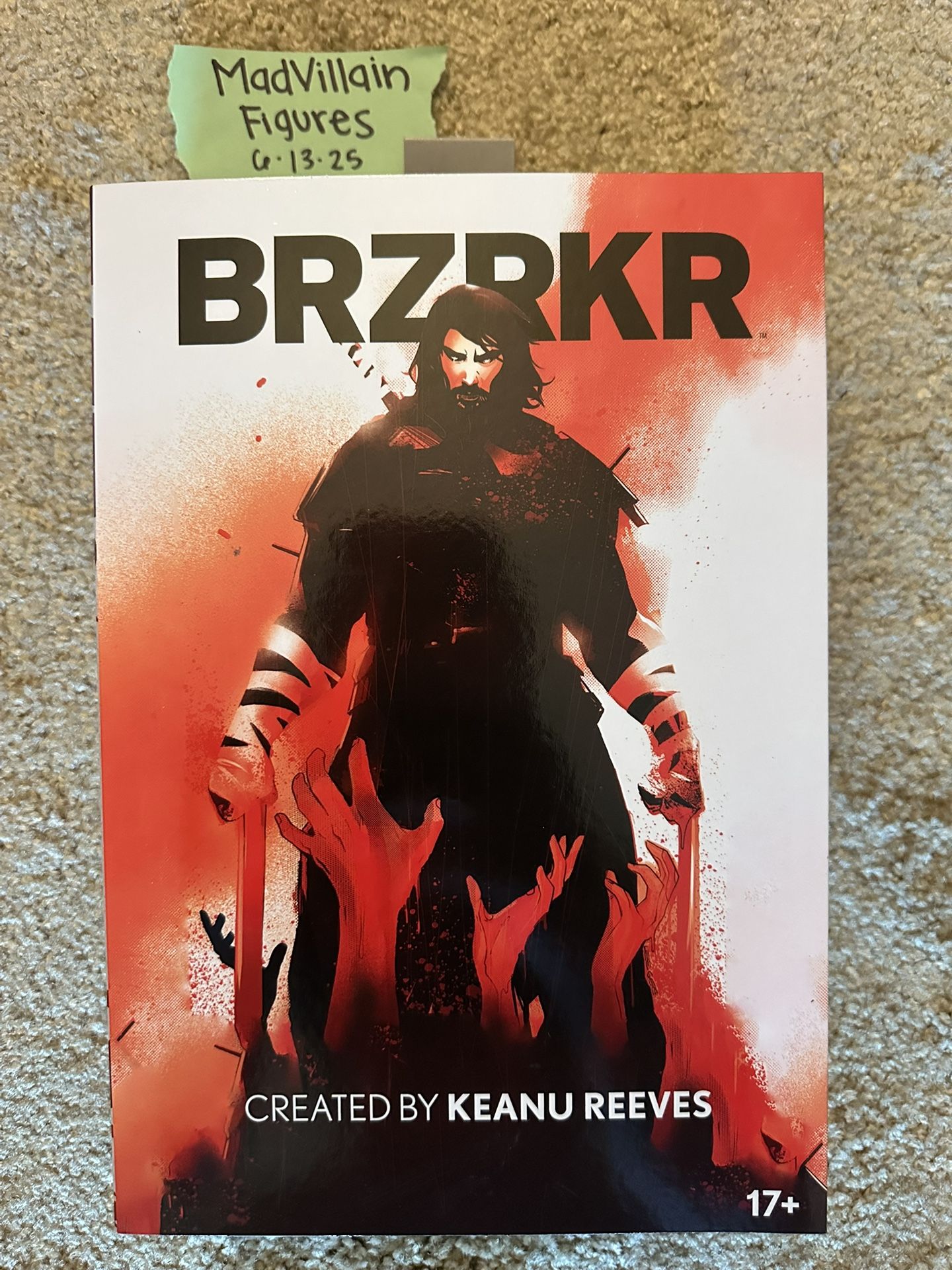Brzrkr Boom X McFarlane Keanu Reeves