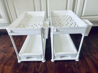 Two sets of 2-Tier Under Sink Organizer Set of 2