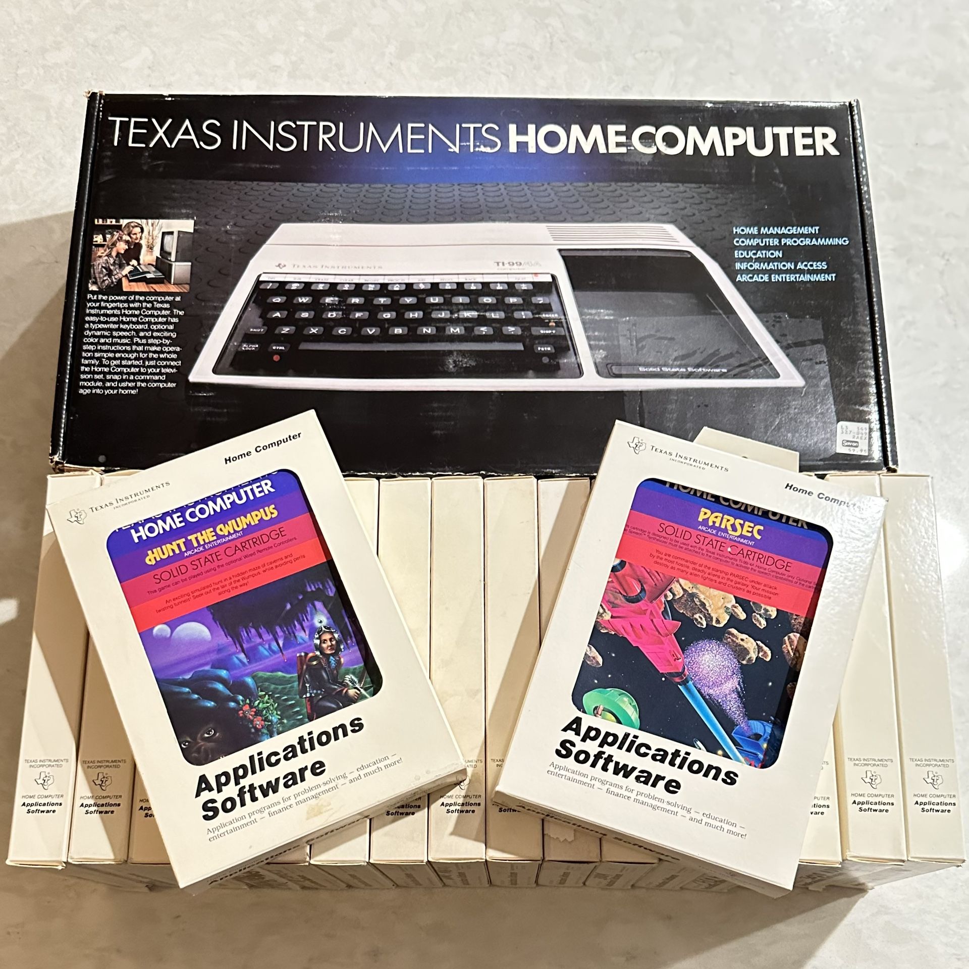 Vintage Texas Instruments TI-99/4A Home Computer 1982
