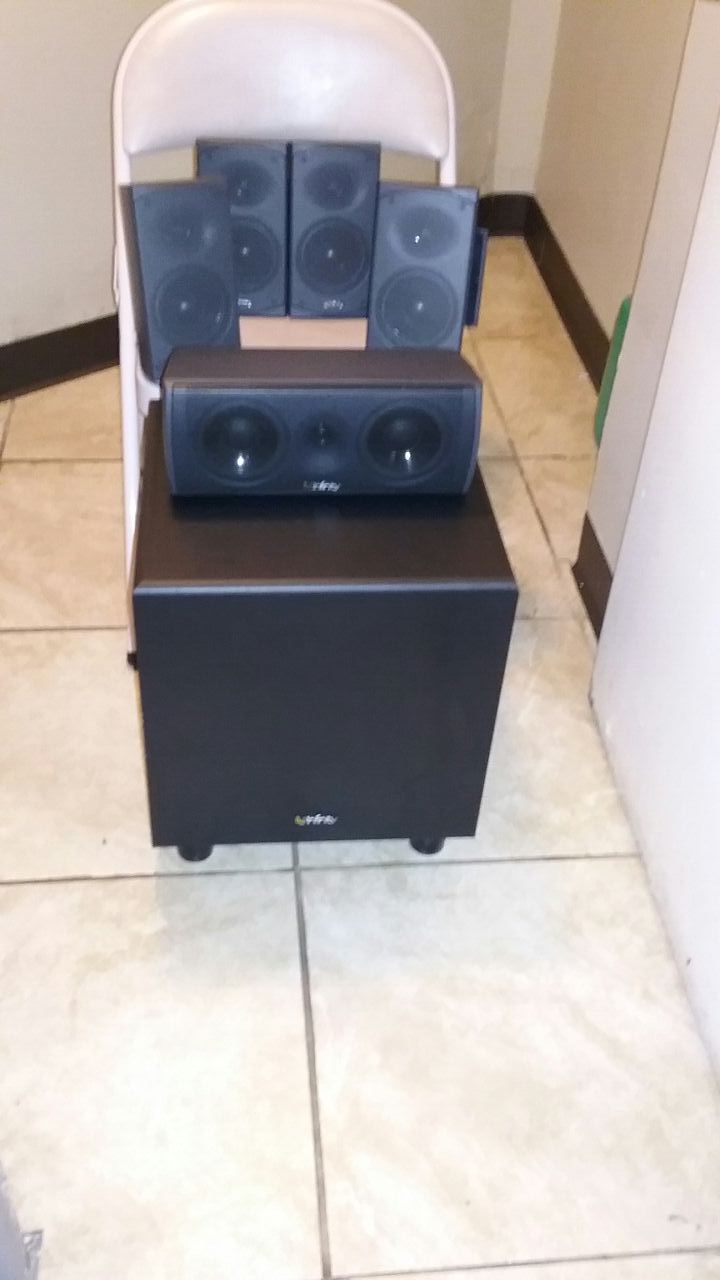 Infinity HTS-20SUB and speakers