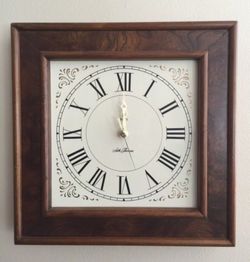 Seth Thomas Hardwood Clock