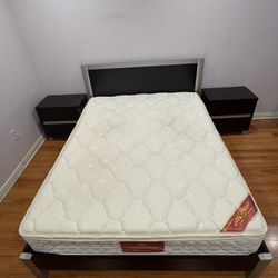 Queen Bed Set + Mattress 
